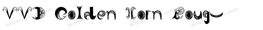 VVD Golden Horn Roug字体转换